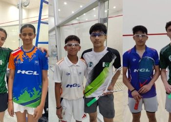 Pakistani squash players continued their stellar performance at the 32nd Asian Junior Squash Championship, with five athletes securing their spots in the semifinals across various age categories. (Image: The News)