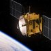 This image shows a satellite in space. (Credit: Konstantin Shaklein/Alamy)