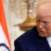 U.S. President Donald Trump and Indian Prime Minister Narendra Modi shake hands, at the White House in Washington, D.C., U.S., February 13, 2025. REUTERS/Kevin Lamarque/File Photo