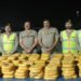 According to Motorway Police spokesperson Syed Imran Ahmed, 192 packets of narcotics were recovered from the vehicle, including charas and marijuana. (Provided)