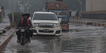 Major streets in Karachi were inundated after heavy rain lashed the city. (File Photo)