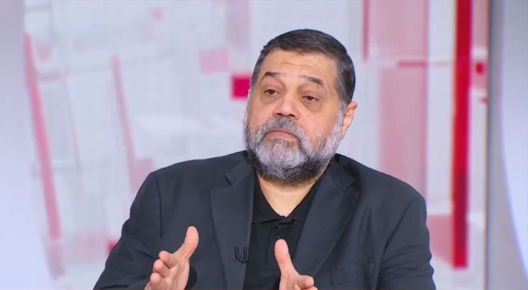Hamas leader Osama Hamdan  (Screengrab: X/@AlarabyTV)