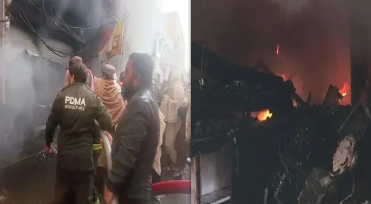 Blaze at Quetta Plaza Turns Shops into Ashes
