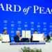 A new international body known as the Board of Peace was formally launched in January.