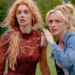 Samara Weaving & Kathryn Newton fight to survive in horror sequel (Image: YouTube)
