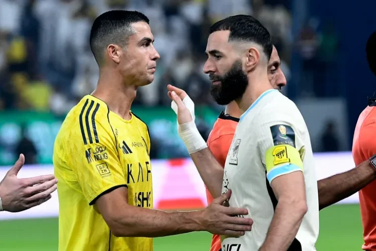 Cristiano Ronaldo and Karim Benzema have faced each other on multiple occasions in the Saudi Pro League [File: Reuters]