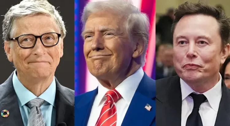 President Donald Trump, Microsoft co-founder Bill Gates, Commerce Secretary Howard Lutnick and SpaceX founder Elon Musk are among some of the people named in the documents.