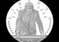 A Semiquincentennial commemorative gold coin design featuring U.S. President Donald Trump. via U.S. Mint