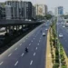 Ariel view of Shahrah-e-Faisal Road. — Twitter/File