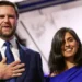 JD Vance and Usha Vance in 2024 (Joe Raedle/Getty)