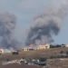 Smoke billows from southern Lebanon following an Israeli strike, as seen from Marjayoun, Lebanon, June 19, 2026. REUTERS/Stringer