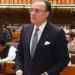 Finance Minister Muhammad Aurangzeb speaks in the National Assembly on Tuesday. — Photo courtesy NA/Facebook