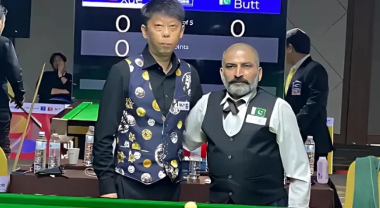 special cueist Shahzad Butt
