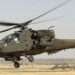 An AH-64D Apache Longbow helicopter from 1st Battalion, 101st Aviation Regiment, based at Forward Operating Base Speicher, Iraq.