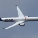 An Airbus A350-1000 flies during the Farnborough Airshow, in Farnborough, Britain, July 21, 2026. REUTERS/Jaimi Joy