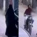 A burqa-clad woman was sexually harassed in broad daylight in Karachi’s Korangi Alfalah Society Block - C. (Screengrab)