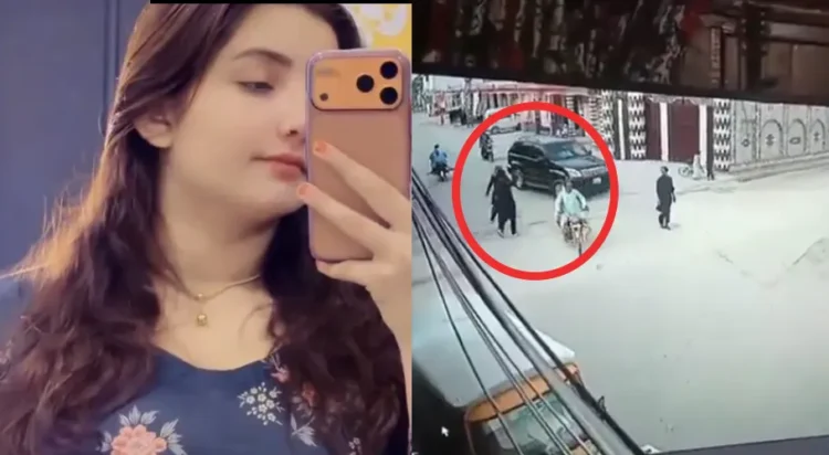 CCTV footage of the attack on the TikToker has surfaced, showing two motorcycle-riding suspects opening fire on a car.