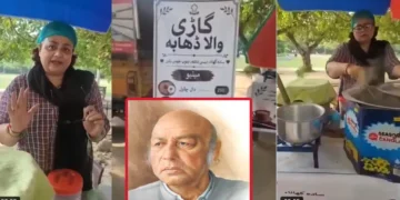 Tahira, daughter of legendary Pakistani poet Habib Jalib, recently set up a homemade food cart near Model Town Market, selling dishes including biryani, pulao and dal chawal to support her children and sisters.