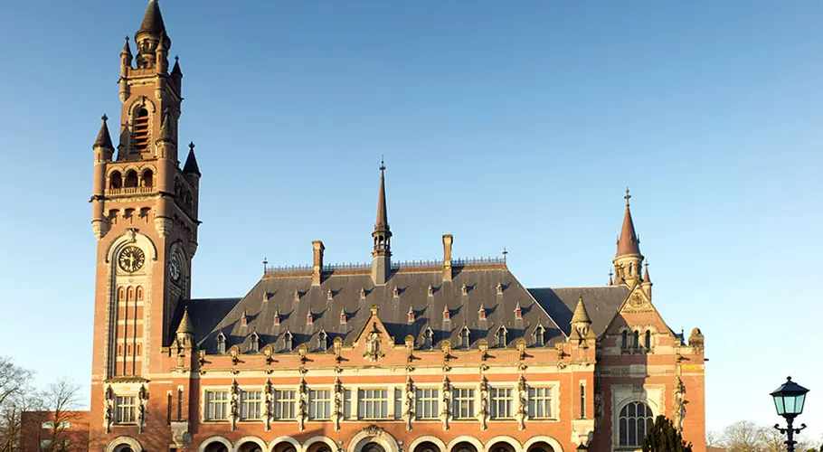 The International Court of Justice, which has its seat in The Hague,
is the principal judicial organ of the United Nations