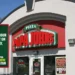 This combo of images shows American pizza chain Papa John’s first Pakistan location in Lahore and its cryptic Instagram post. Credit: Ildar Sagdejev.